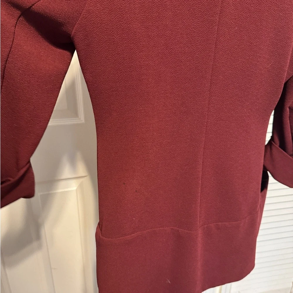 French mauve 3/4 sleeve blazer size large - Picture 4 of 7